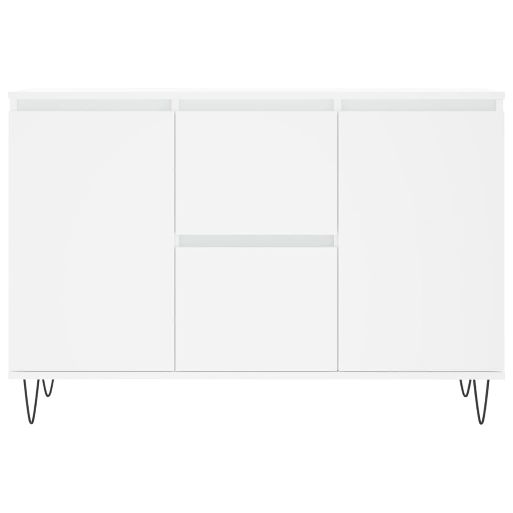 Sideboard Weiß 104x35x70 cm Holzwerkstoff